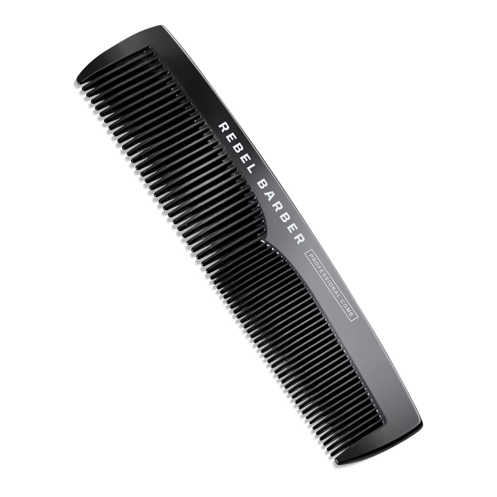 Премиальная мужская расческа REBEL BARBER Men's Comb Total Black